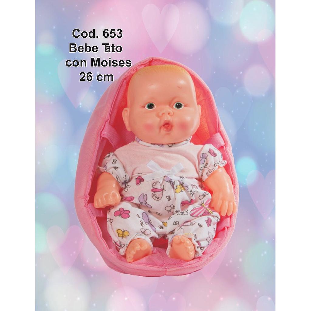 bebe Tato c/ropa y moises