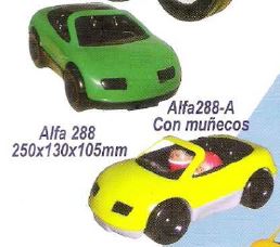COCHE ALFA C/ MUñECOS/ fila 4/