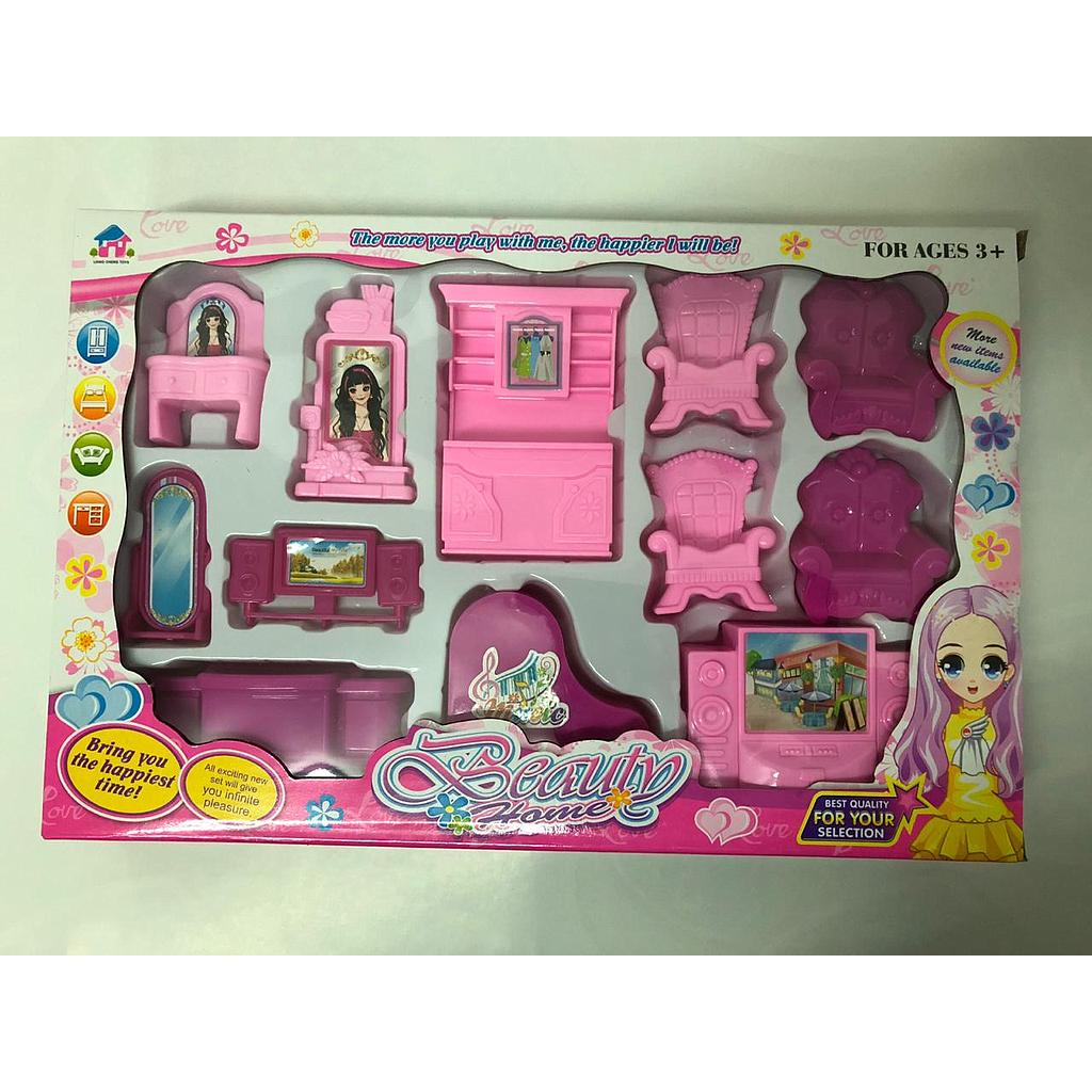 Conjunto de Muebles x12pcs (32x21cm)/ 16 medio/