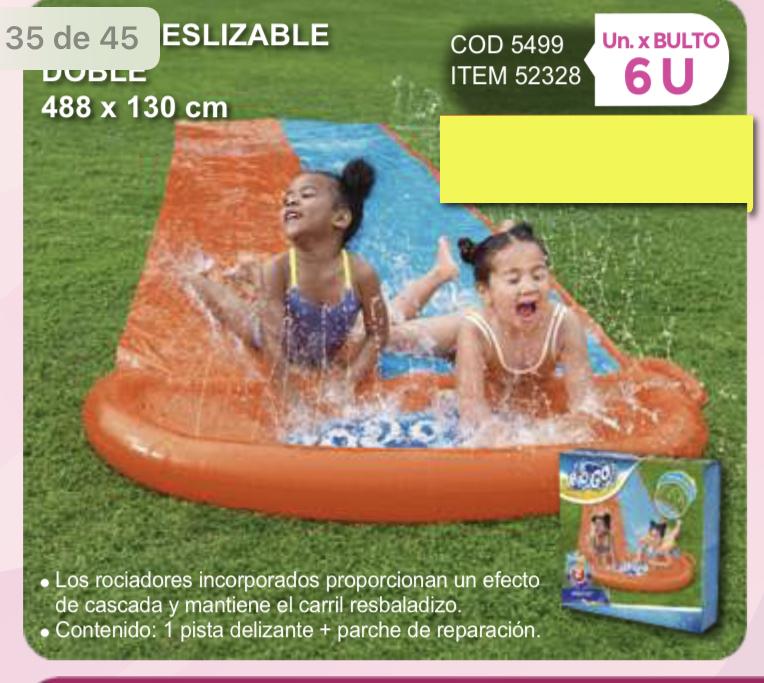 pista deslizable doble (Atras)