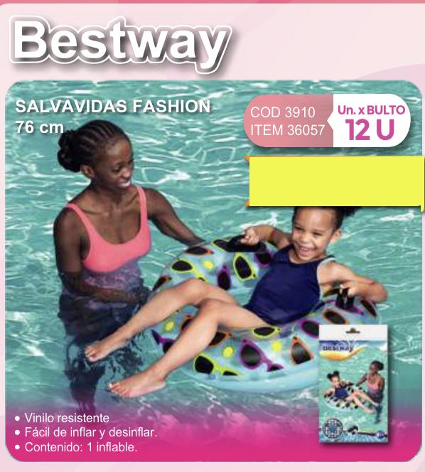 salvavidas fashion 76 cm/Daki abajo-atras/