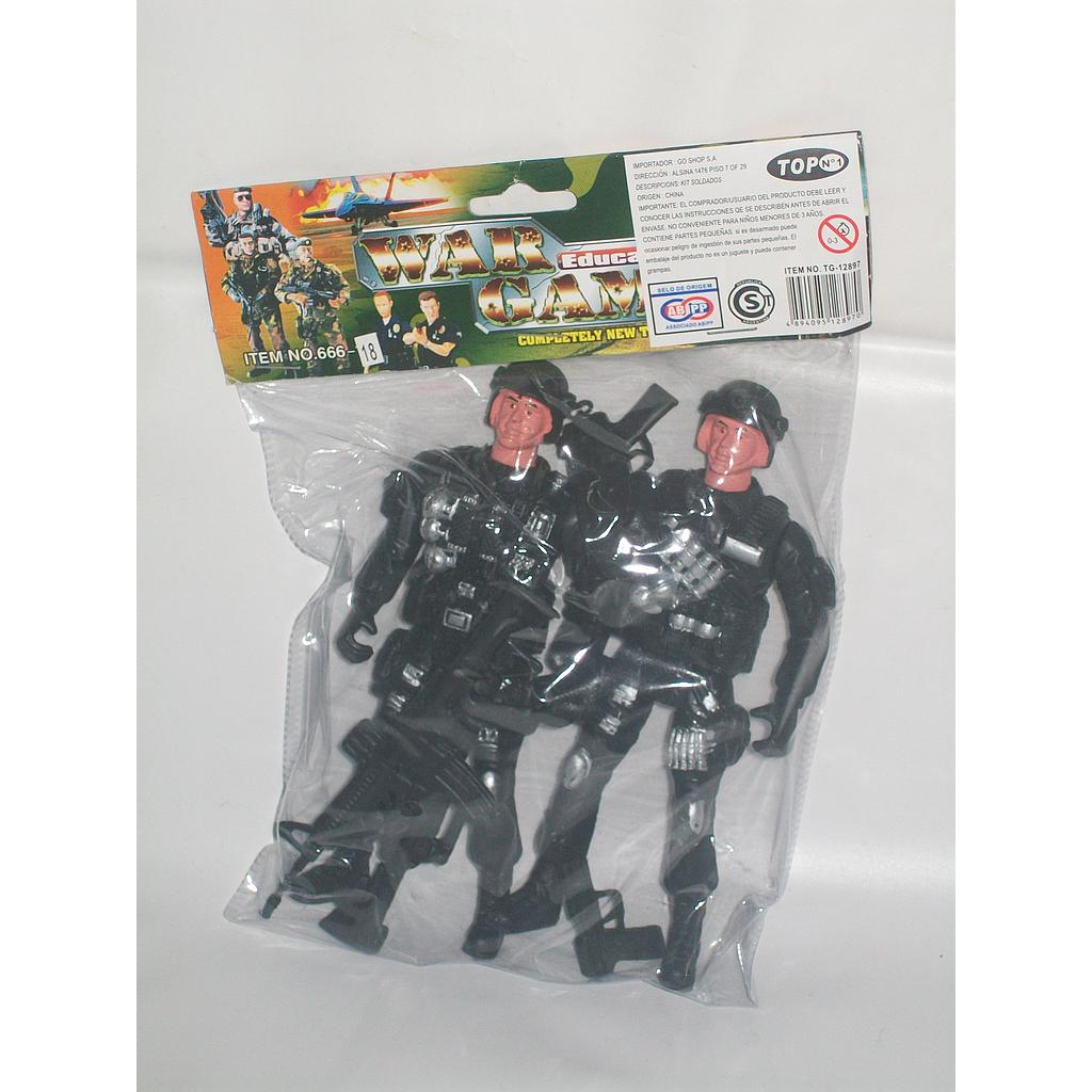 SET SOLDADO 2 DISEñOS/30ABAJO MEDI