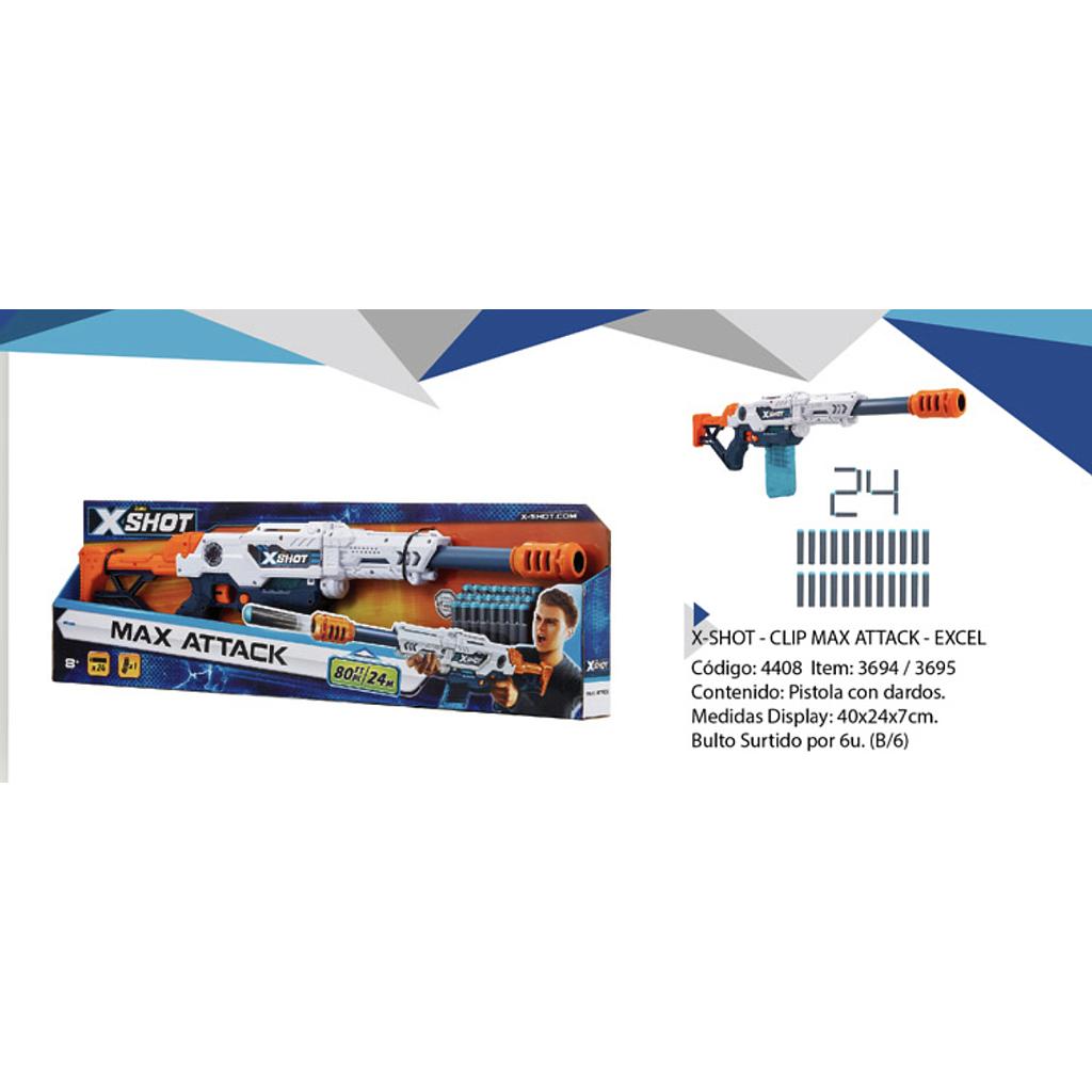 x-shot clip max attack-excel