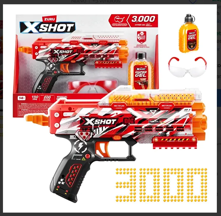 X-SHOT HYPER GEL STINGER 3000 (7604)