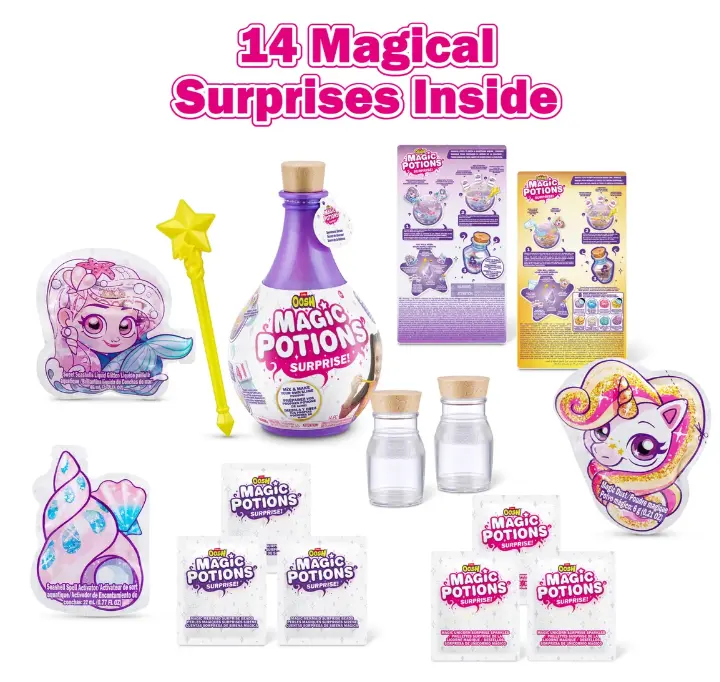 OOSH MAGIC POTIONS SLIME  (7626) viene en varios colores 