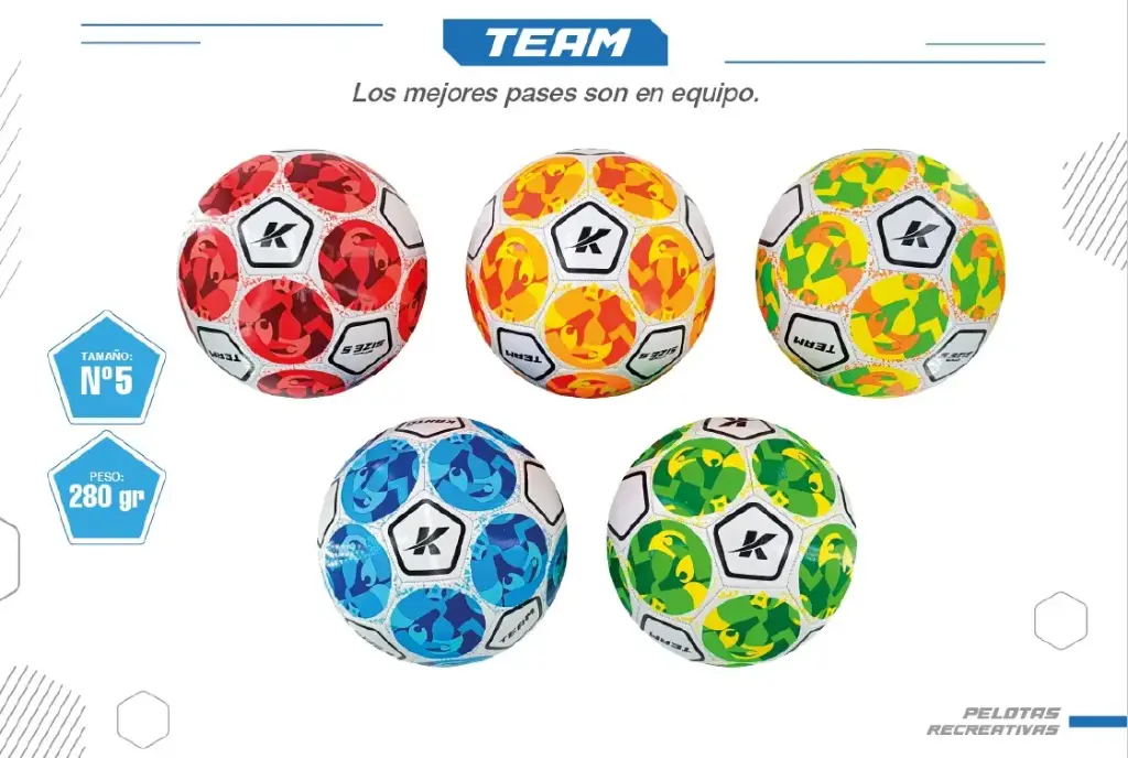 PELOTA de Futbol N5 (5 modelos)