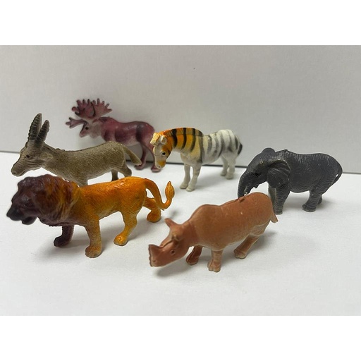 [SD1700] ANIMALES SELVA X6 BOLSA/28ABAJO/