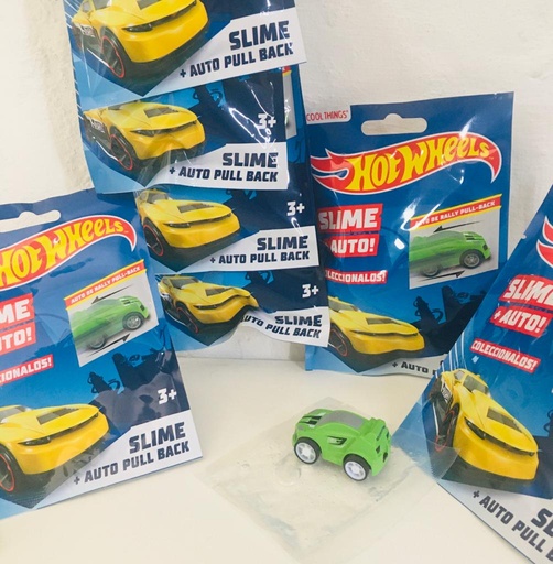 [5991] Auto rally fricción- Hot wheels + Slime (original)