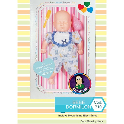 [710] BEBE DORMILON GDE EN CAJA