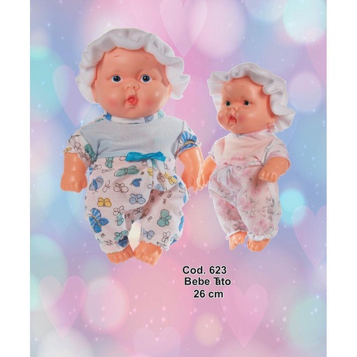 [623] Bebe Tato c/ ropa y gorro