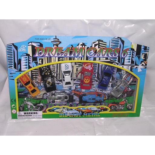 [262927] BLISTER 8 AUTOS Y 2 MOTOS /17 medio