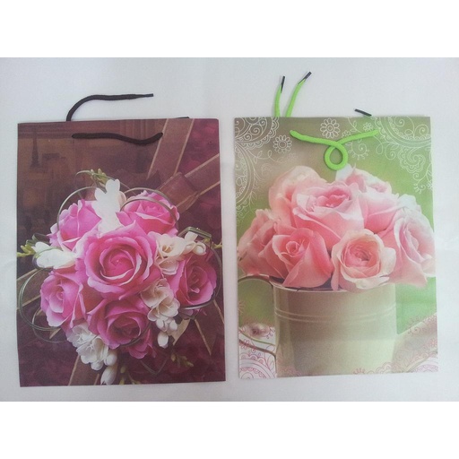 [3290] BOLSA REGALO FLOR GRANDE / 12ABAJO