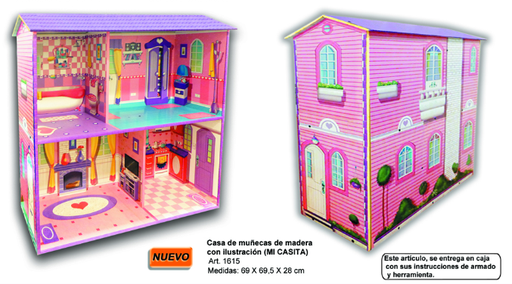 [F1615] CASA DE MUñECAS C/ILISTRACION(MI CA