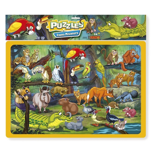 [D33] FAUNA MISIONERA X24 PIEZAS