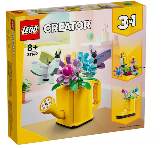 [31149] flowers in watering can