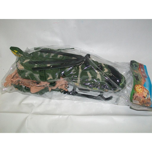 [368B-1] Helicoptero SET MILITAR E/BOLSA /18 medio