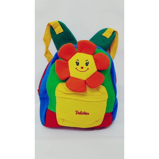 [223D] MOCHILA CON FLOR