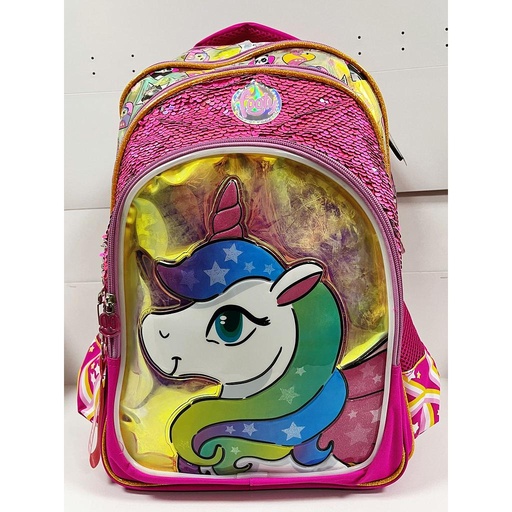 [f1303] Mochila Footy espalda 18" c/luz led