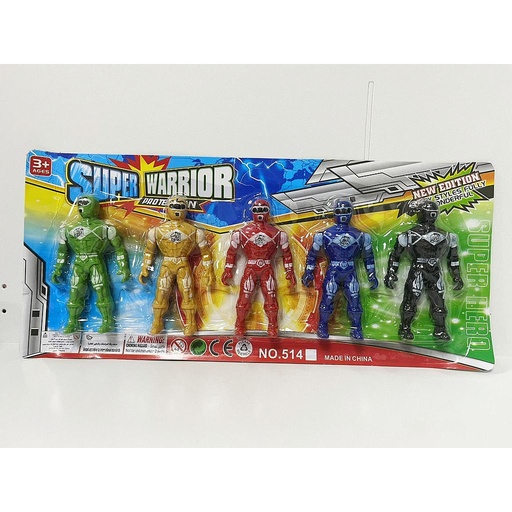 [ba-01275] muñeco power x 5 / 27 arriba