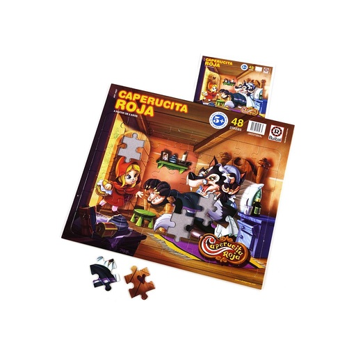 [H507] PUZZLE CAPERUCITA ROJA X 48 PIEZAS (R3 FILA 3)