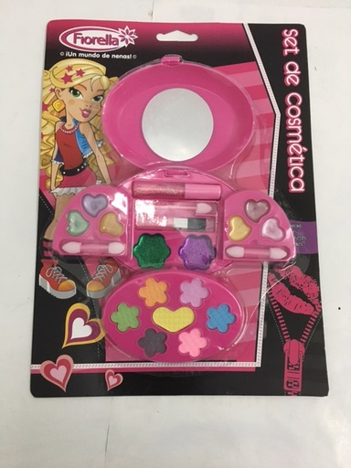[139205] Set Cosmetica Oval Plegable/LAS PINTURITAS SON DE VERDAD/28M