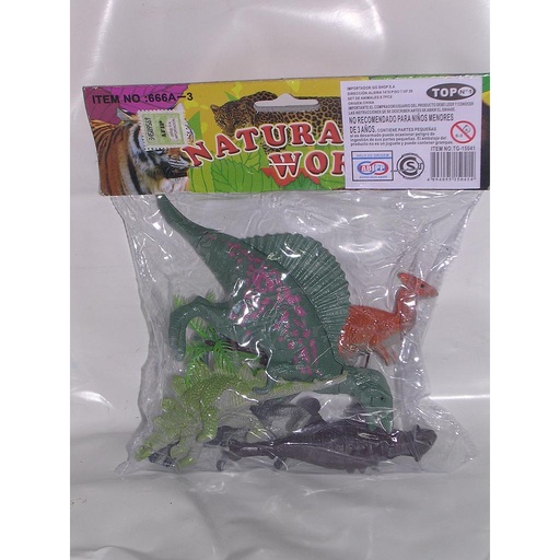 [15041] SET DE DINOSAURIOS X7 /Z