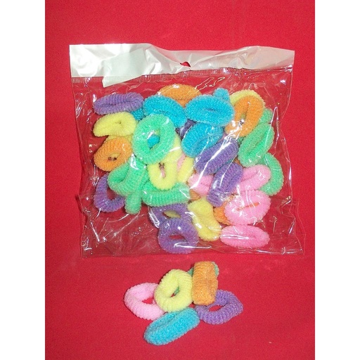 [80134] SET DE GOMITAS P/L PELO 50PCS /18 abajo