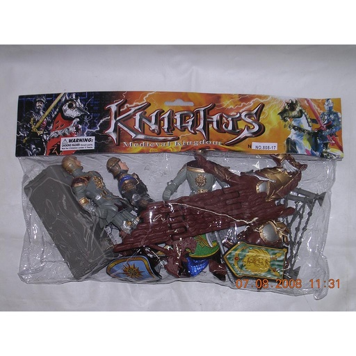 [HWA234595] SET GUERRERO C/ACC E/BOLSA PVC /19 medio