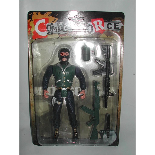 [JJ3271] SOLDADO C/ARMAS E/BLISTER/12 arriba