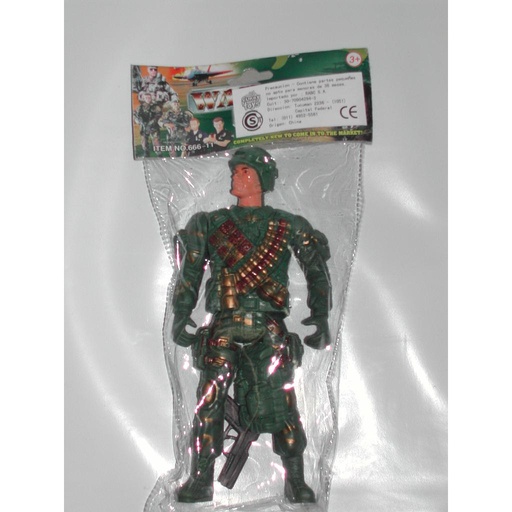 [JJ3049] SOLDADO E/BOLSA/14ABAJO