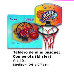 [F101] TAB. DE MINI BASQU.C. PELOT. (BLIST