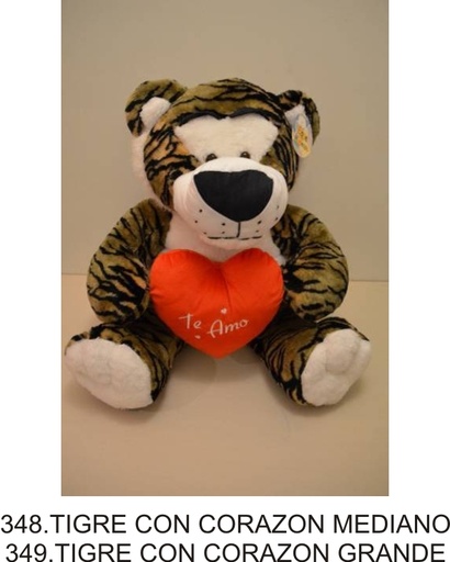 [348D] TIGRE CON CORAZON MED.