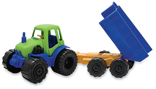 [D217] TRACTOR CHICO CON ACOPLADO CAJA/12A