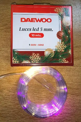 [121153] MANGUERA LED 5MM 10M MULTICOLOR 220V