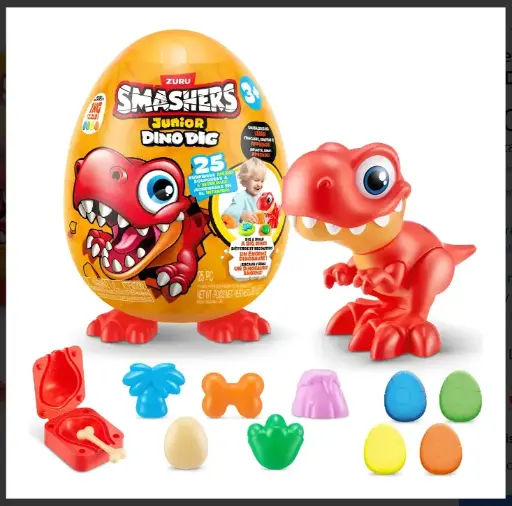 [74115] SMASHERS DINO DIG LARGE EGG 25 SURPRISES (7661)