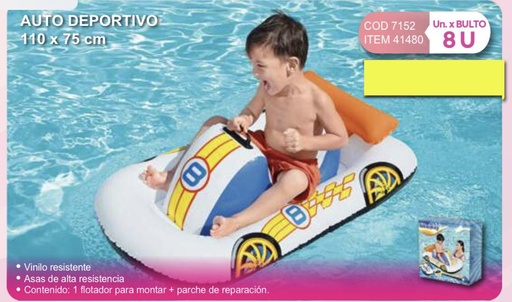 [41480] auto inflable deportivo