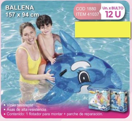 [41037] ballena grande 157 x 94 cm