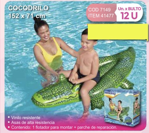 [41477] cocodrilo 152 x 71 cm