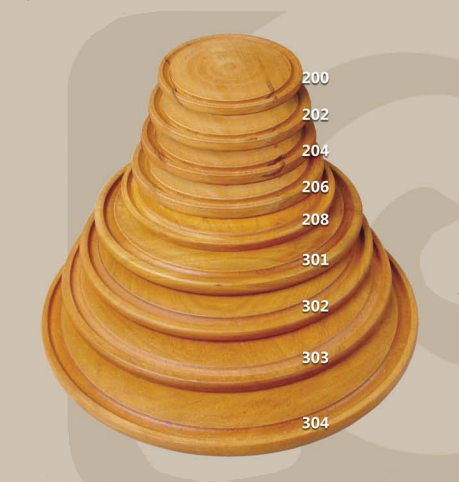 [B302] PIZZERA CON RANURA 32CM DE ALGARROBO